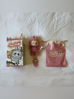 POPMART Exciting Macaron Vinyl Plush Blind Box - Lychee Berry